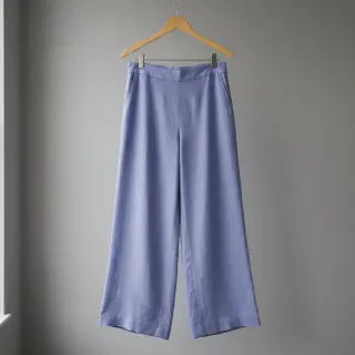 Linen enzyme washed 170 g blue grey