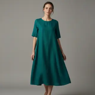 Linen enzyme washed 170 g petrol