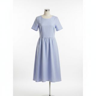 Linen enzyme washed 170 g blue lavender