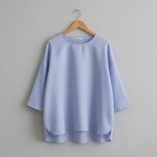 Linen enzyme washed 170 g blue lavender
