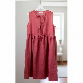 Linen enzyme washed 170 g rose pink