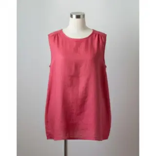 Linen enzyme washed 170 g rose pink