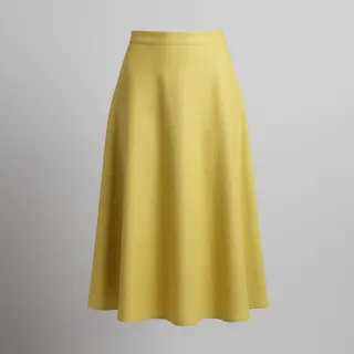 Linen enzyme washed 170 g yellow