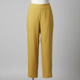 Linen enzyme washed 170 g yellow