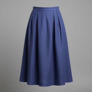 Linen enzyme washed sapphire blue