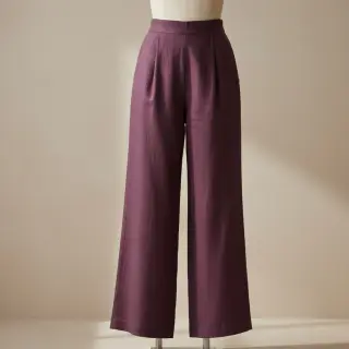 Linen enzyme washed 170 g mulberry