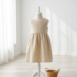 Linen enzyme washed 170 g beige