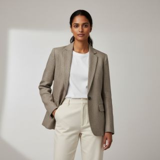 Linen enzyme washed sand