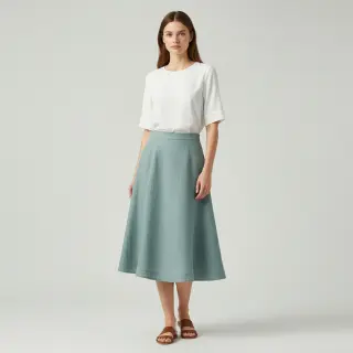 Linen enzyme washed nile