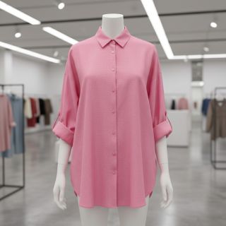 Linen enzyme washed 170 g light pink