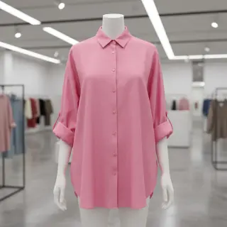 Linen enzyme washed 170 g light pink