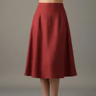 Linen enzyme washed 170 g wine red