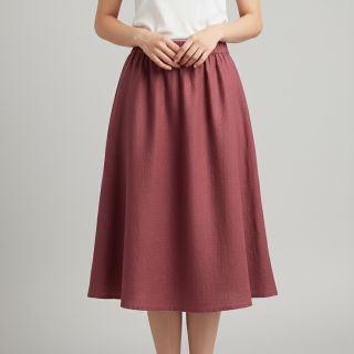 Linen enzyme washed dark blush