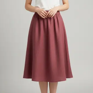 Linen enzyme washed dark blush