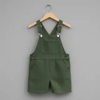 Linen enzyme washed forest green