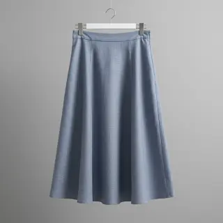 Linen enzyme washed blue shadow