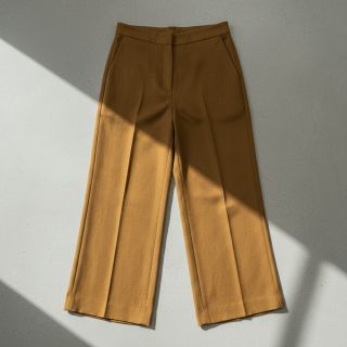 Linen enzyme washed mustard