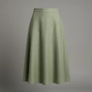 Linen enzyme washed old green