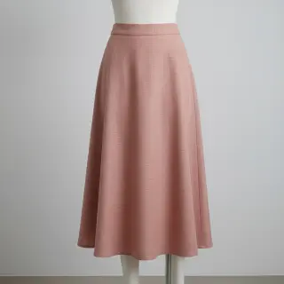 Linen enzyme washed old rose