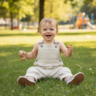 Linen enzyme washed light sand