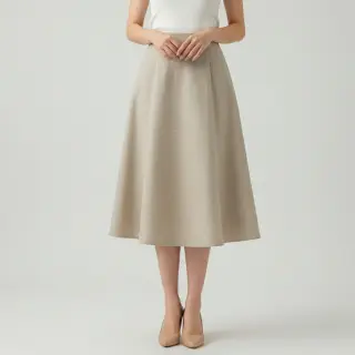 Linen enzyme washed light sand