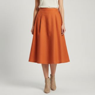 Linen enzyme washed orange