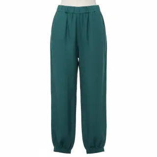 Linen enzyme washed dark cyan