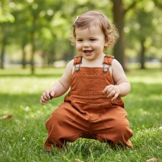 Linen enzyme washed rust