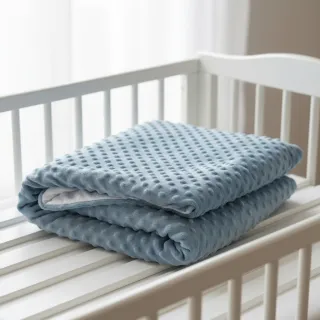 Minky shadow blue