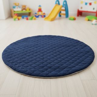 Double gauze/muslin QUILT navy