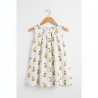 Double gauze/muslin Pears design B digital print