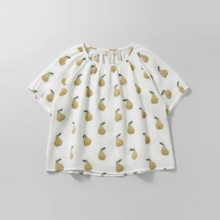 Double gauze/muslin Pears design B digital print