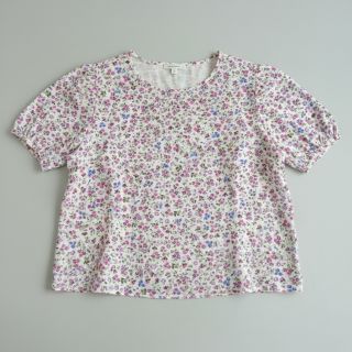 Double gauze/muslin Flower Michaela off white digital print