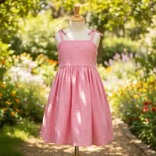 Double gauze/muslin Vintage pink