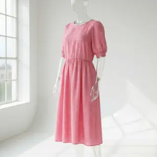 Double gauze/muslin Vintage pink