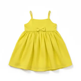 Double gauze/muslin Vintage neon yellow