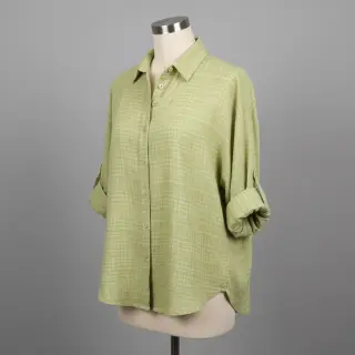 Double gauze/muslin Vintage lime