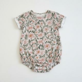 Double gauze/muslin Bunches of flowers digital print