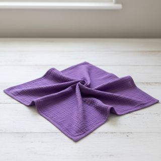 Double gauze/muslin violet