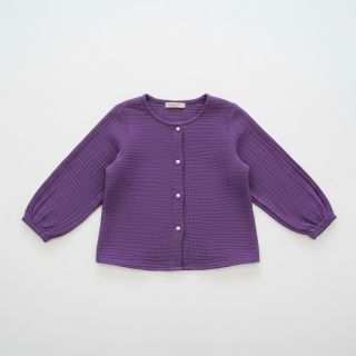 Double gauze/muslin violet