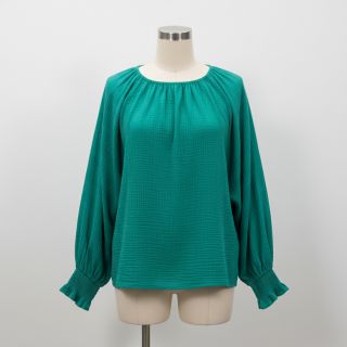 Double gauze/muslin dark teal