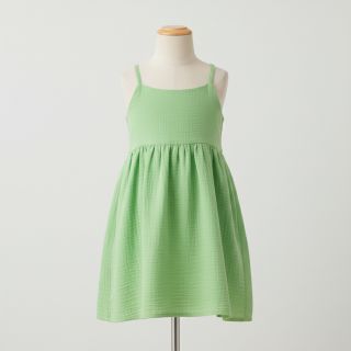 Double gauze/muslin light lime