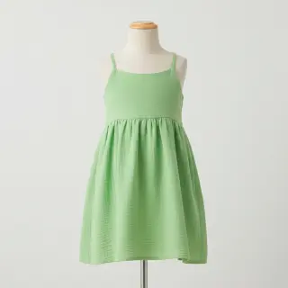 Double gauze/muslin light lime