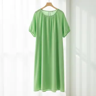 Double gauze/muslin light lime