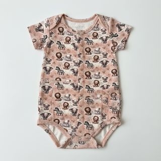 Double gauze/muslin Safari buddys design C digital print