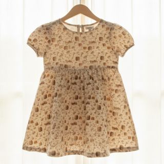 Double gauze/muslin Little farm animals design C digital print