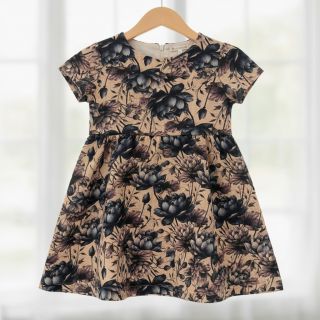 Double gauze/muslin Dreamy flowers design B digital print