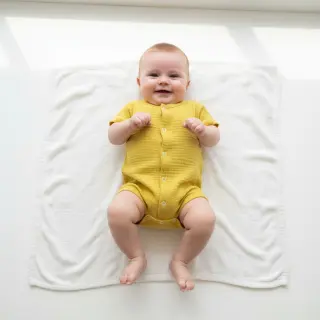 Double gauze/muslin banana ORGANIC
