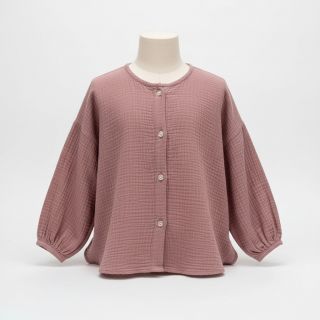 Double gauze/muslin light lilac ORGANIC