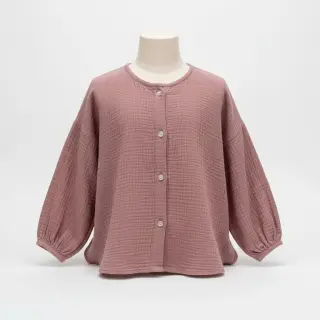 Double gauze/muslin light lilac ORGANIC